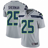 Nike Seattle Seahawks #25 Richard Sherman Grey Alternate NFL Vapor Untouchable Limited Jersey,baseball caps,new era cap wholesale,wholesale hats